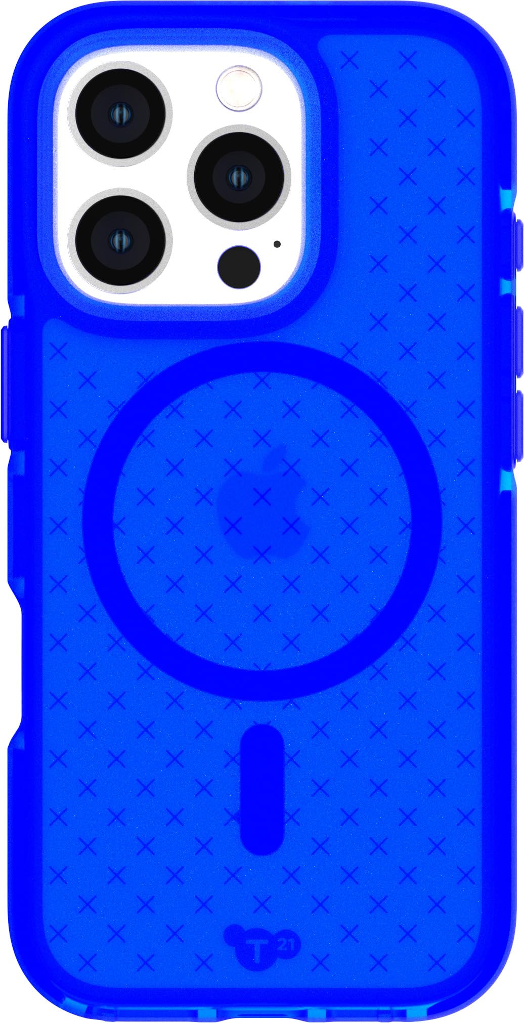 Foto 2 pulgar | Funda Tech21 Evocheck Para Iphone 16 Pro Con Magsafe Azul Cobalto - Venta Internacional.