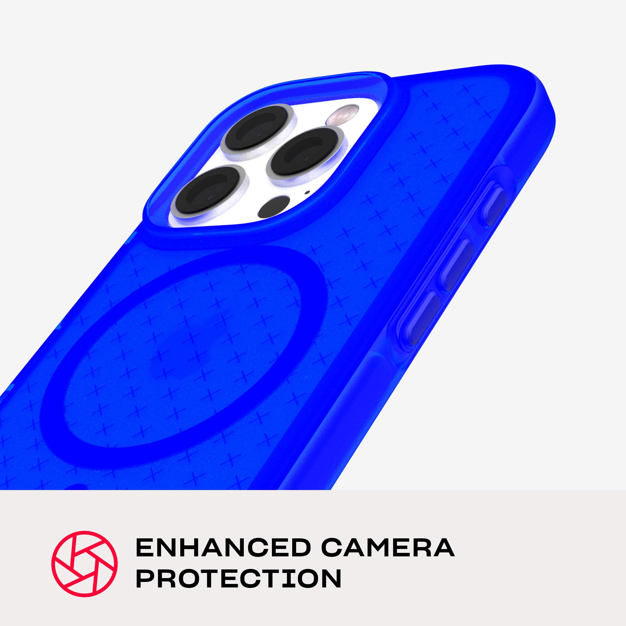 Foto 6 pulgar | Funda Tech21 Evocheck Para Iphone 16 Pro Con Magsafe Azul Cobalto - Venta Internacional.