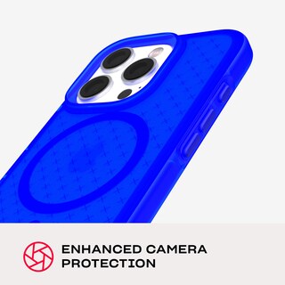 Foto 5 | Funda Tech21 Evocheck Para Iphone 16 Pro Con Magsafe Azul Cobalto - Venta Internacional.
