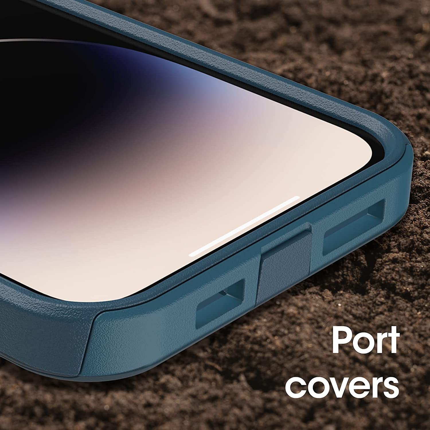 Foto 4 | Funda Otterbox Commuter Series Para Iphone 14 Pro Max, Color Azul - Venta Internacional.