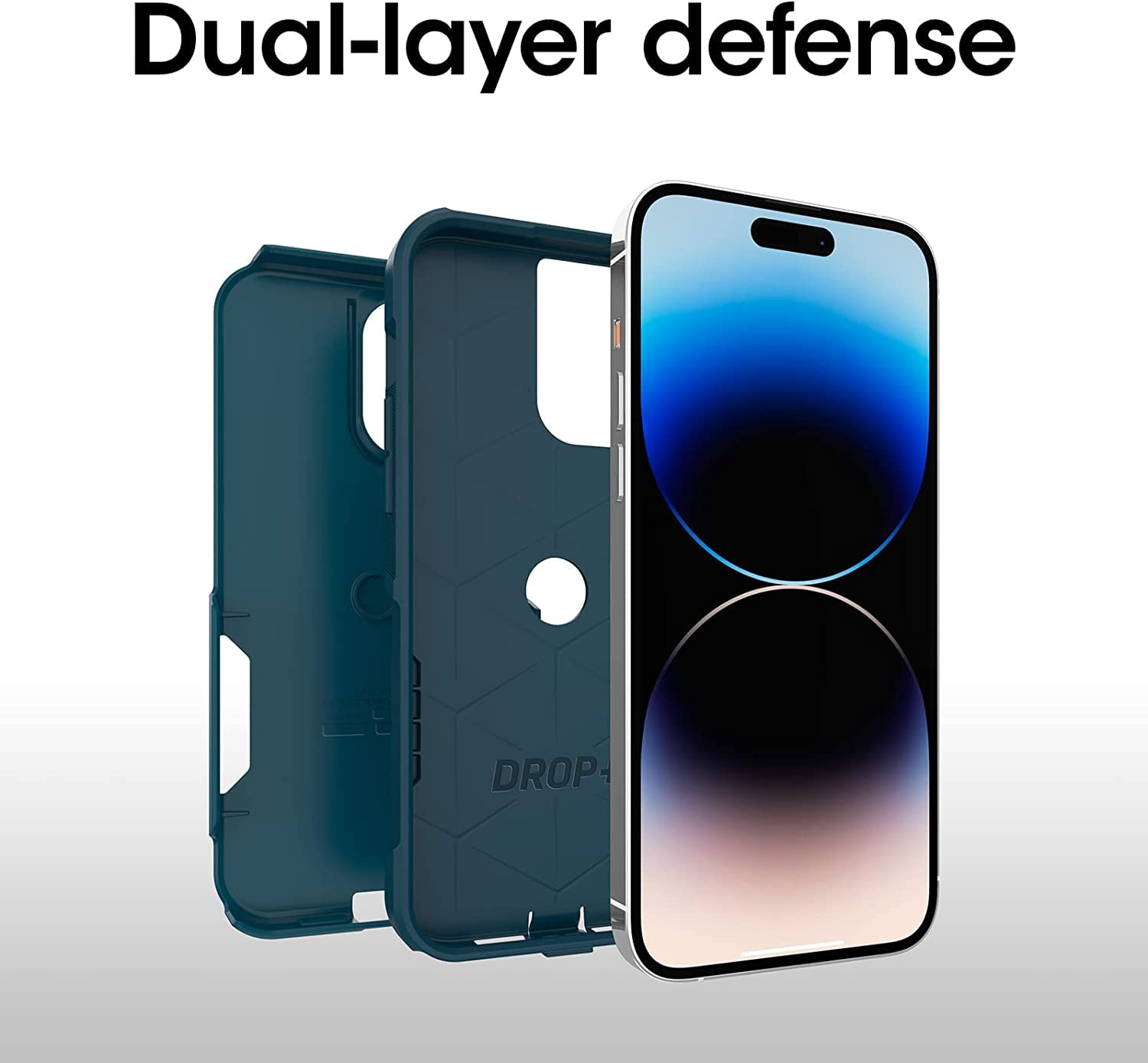 Foto 5 | Funda Otterbox Commuter Series Para Iphone 14 Pro Max, Color Azul - Venta Internacional.