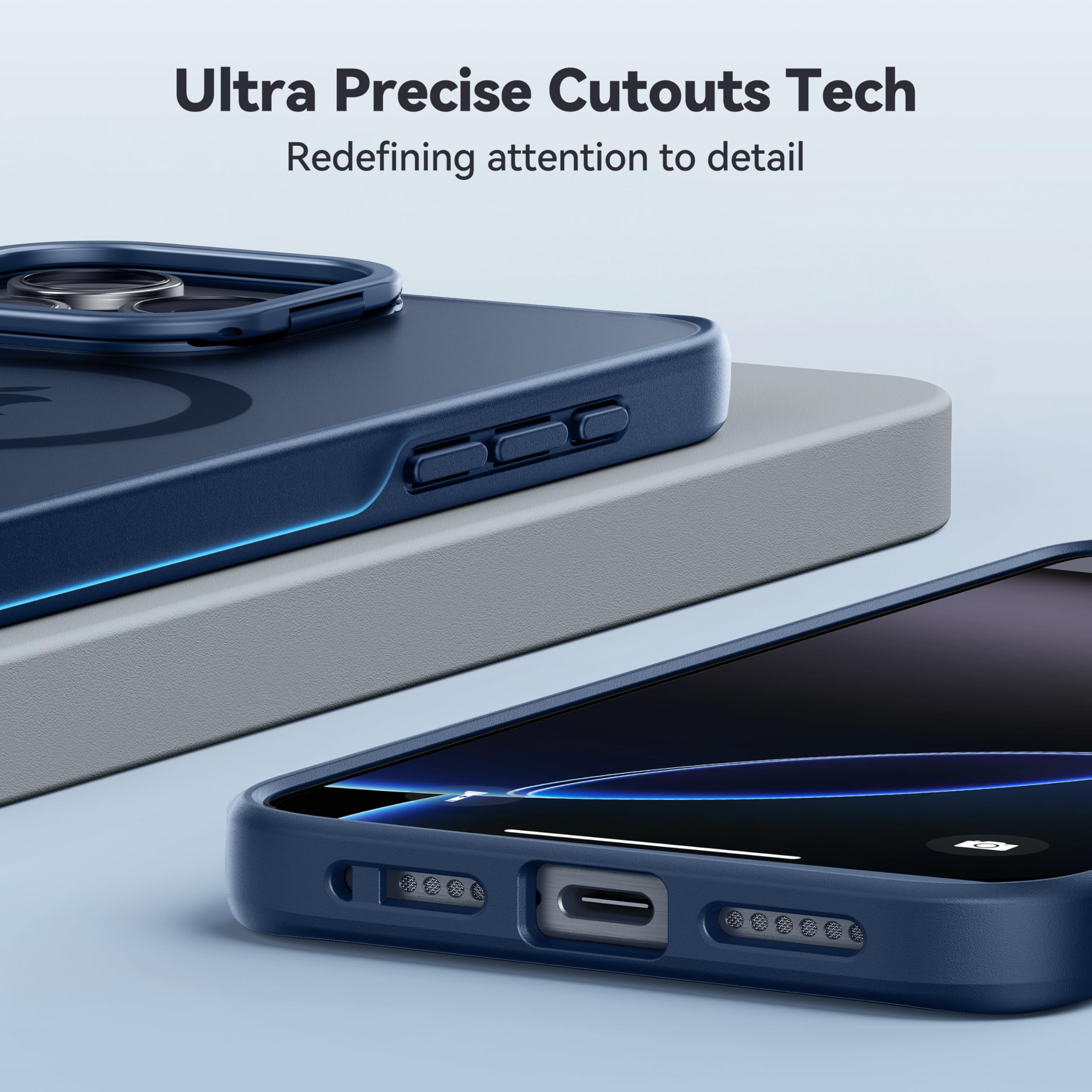 Foto 8 pulgar | Funda De Teléfono Casekoo Oficial Magnética A Prueba De Golpes Para Iphone 16 Pro - Venta Internacional.