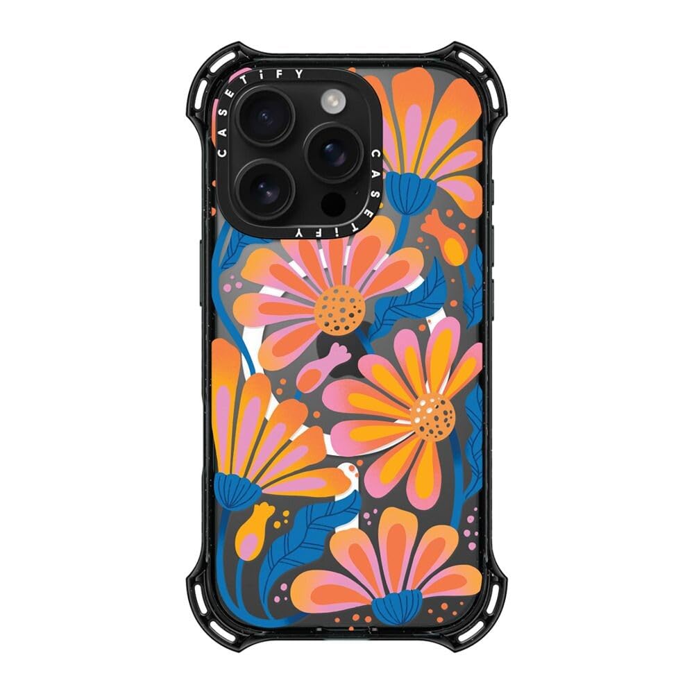 Foto 3 pulgar | Funda De Teléfono Casetify Bounce Para Iphone 16 Pro Lazy Daisy - Venta Internacional.
