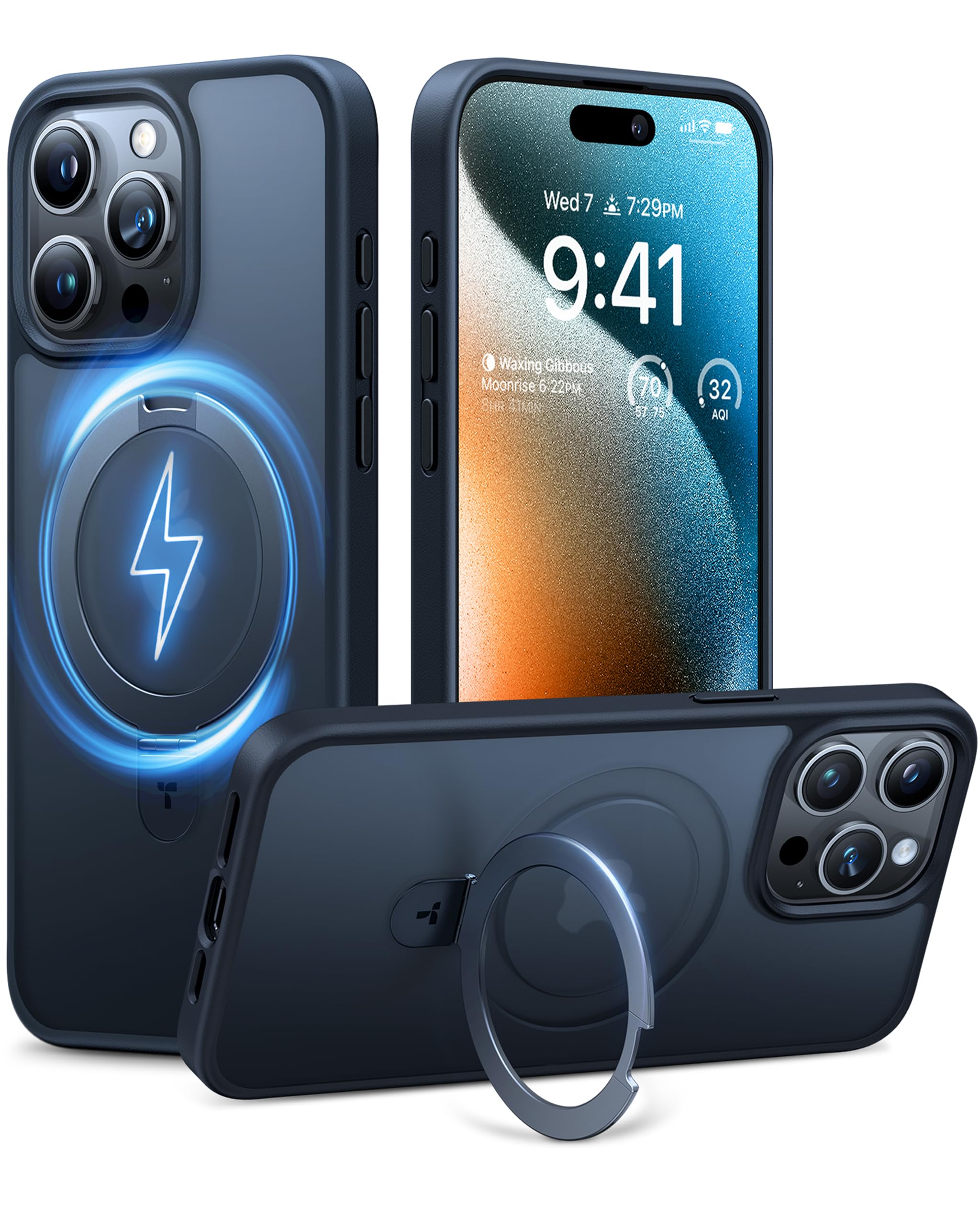 Funda De Teléfono Torras Ultra Magnetic Ostand Para Iphone 15 Pro - Venta Internacional.
