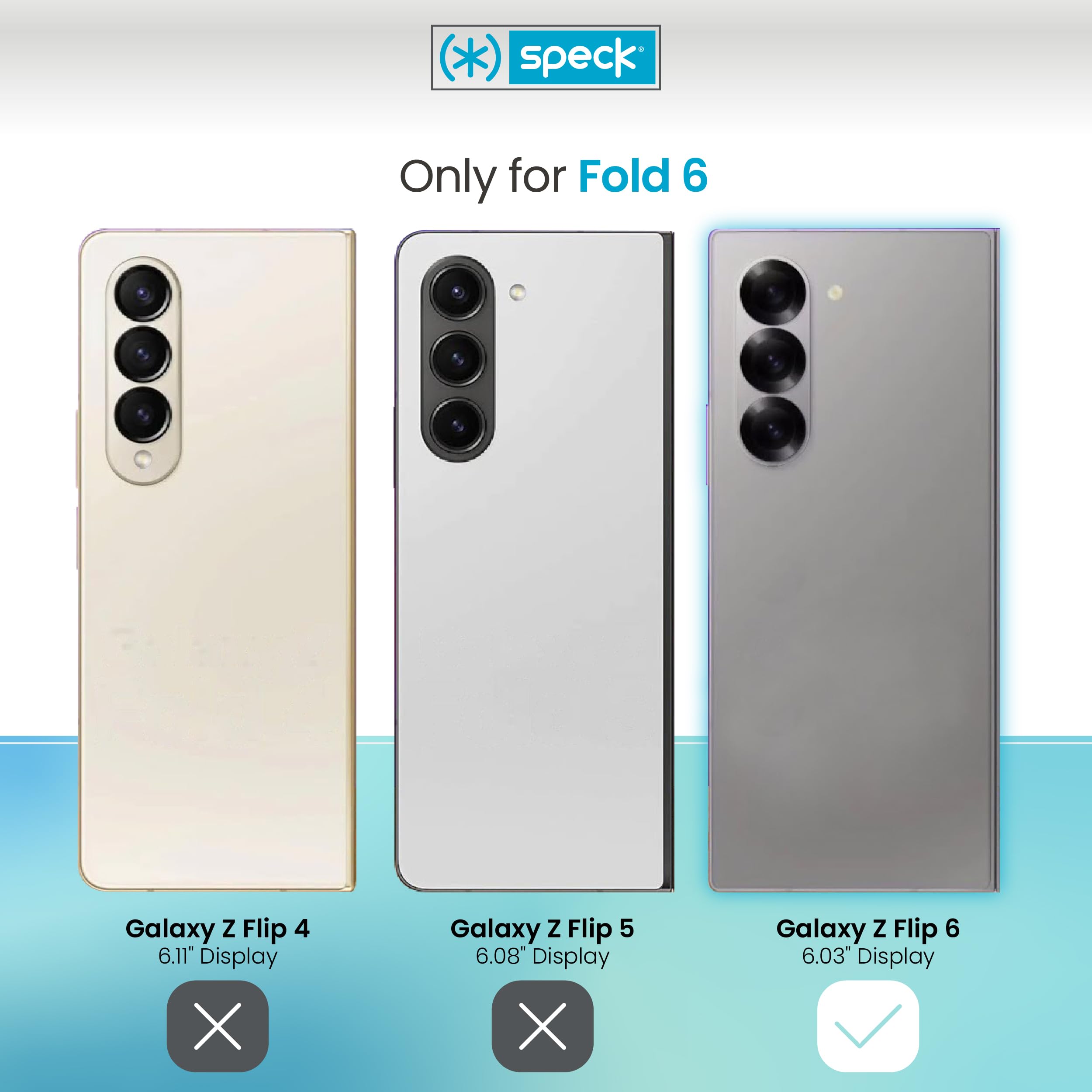 Foto 3 pulgar | Funda Speck Presidio Perfect Clear Para Samsung Galaxy Z Fold 6 - Venta Internacional.