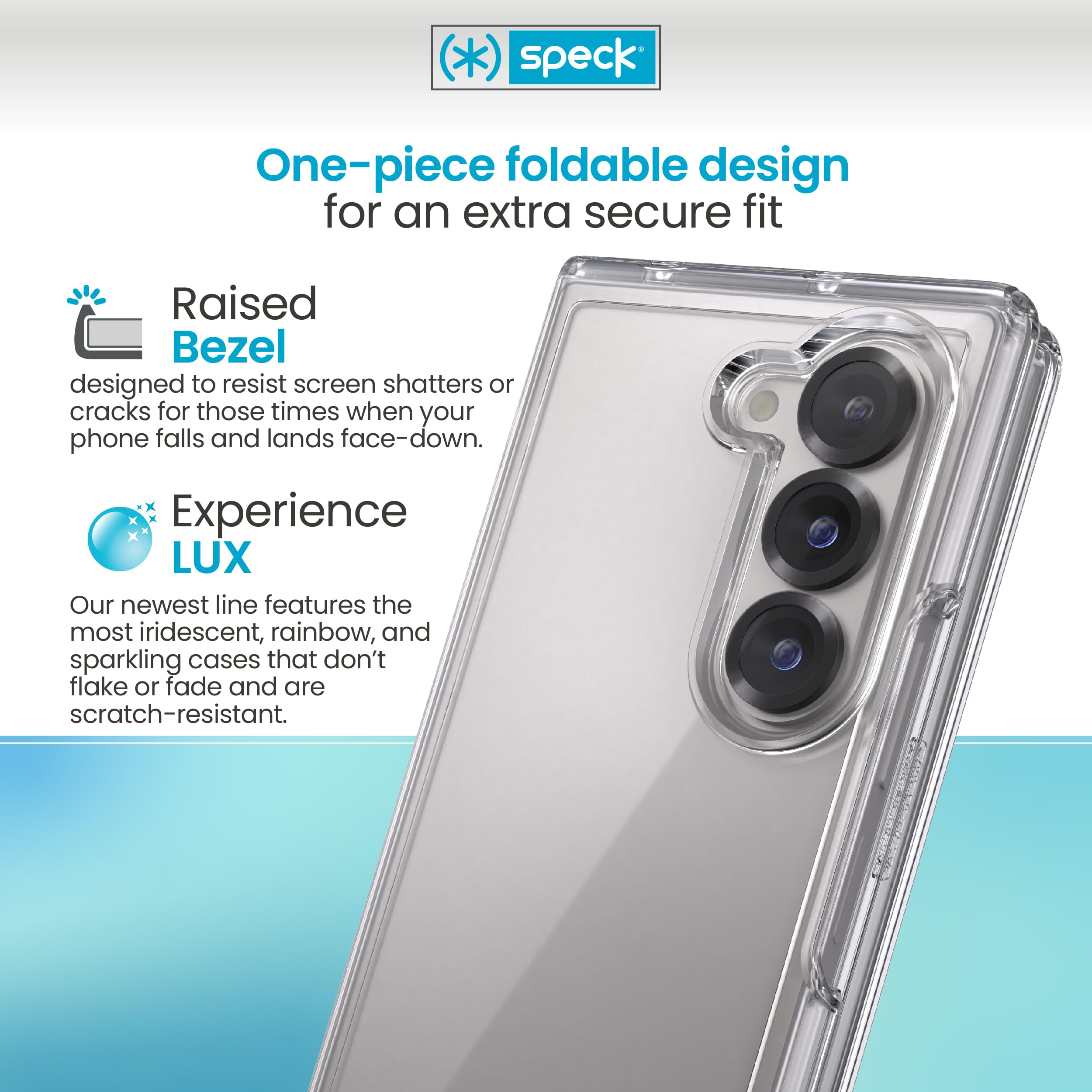 Foto 3 | Funda Speck Presidio Perfect Clear Para Samsung Galaxy Z Fold 6 - Venta Internacional.