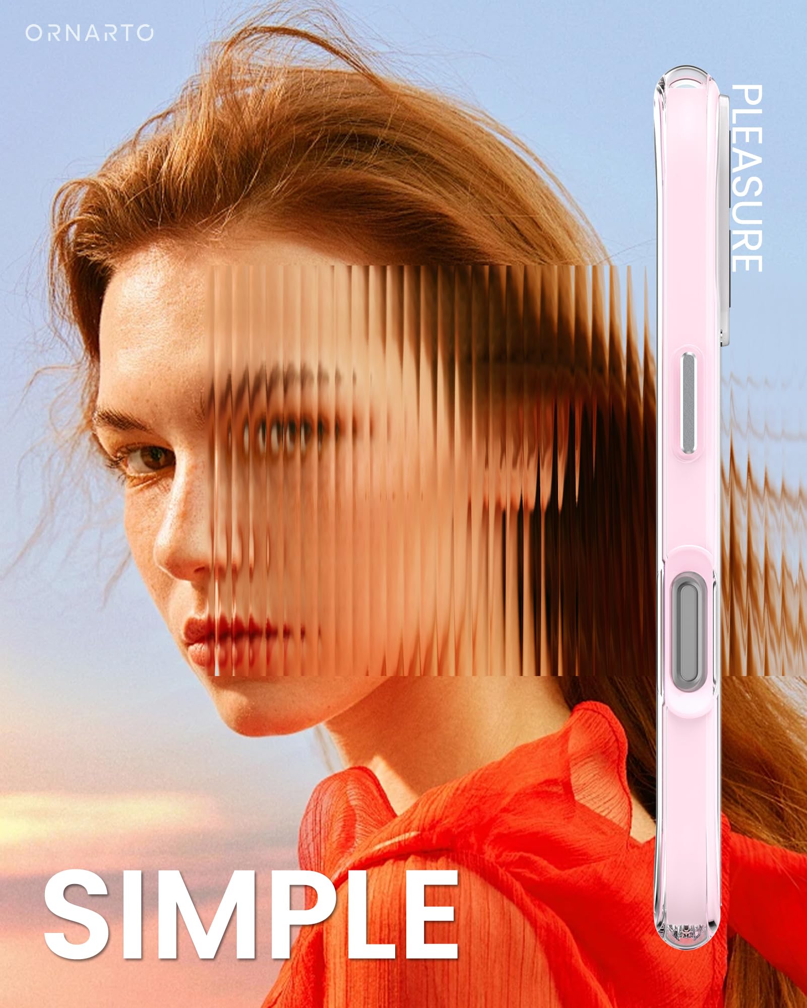 Foto 6 | Funda Ornarto Air Para Iphone 16 Clear Con Magsafe Clear - Venta Internacional.