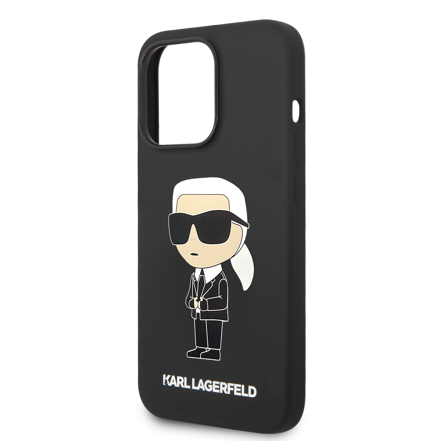 Foto 6 | Funda Karl Silicon Para Iphone 14 Pro - Negro