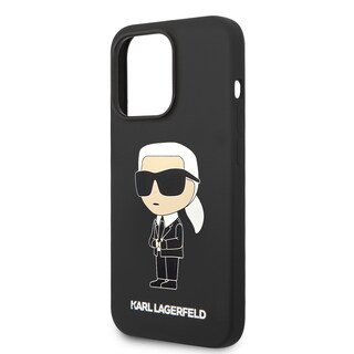 Foto 6 | Funda Karl Silicon Para Iphone 14 Pro - Negro