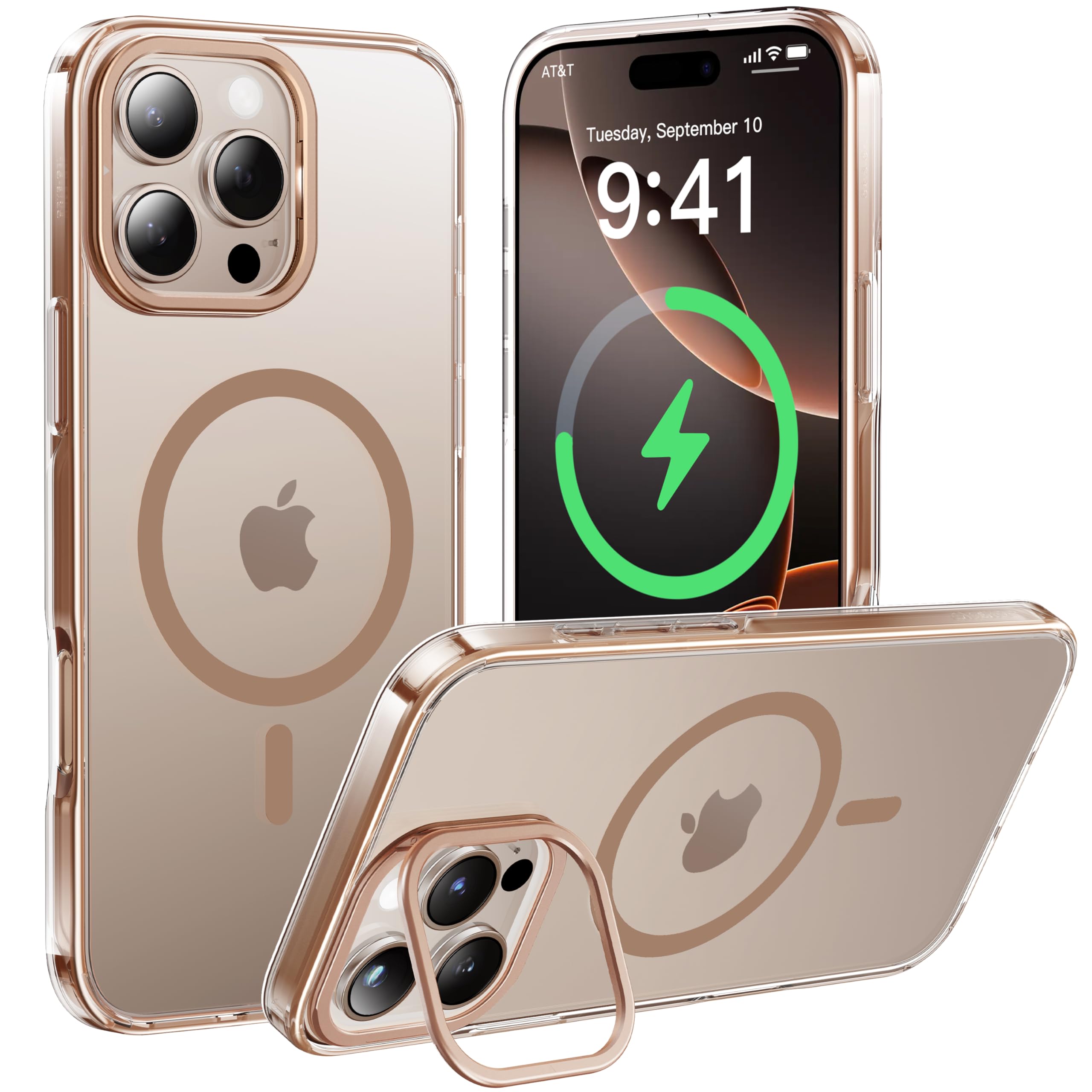 Foto 2 pulgar | Funda Casekoo Desert Titanium Para Iphone 16 Pro 6.3 - Venta Internacional.
