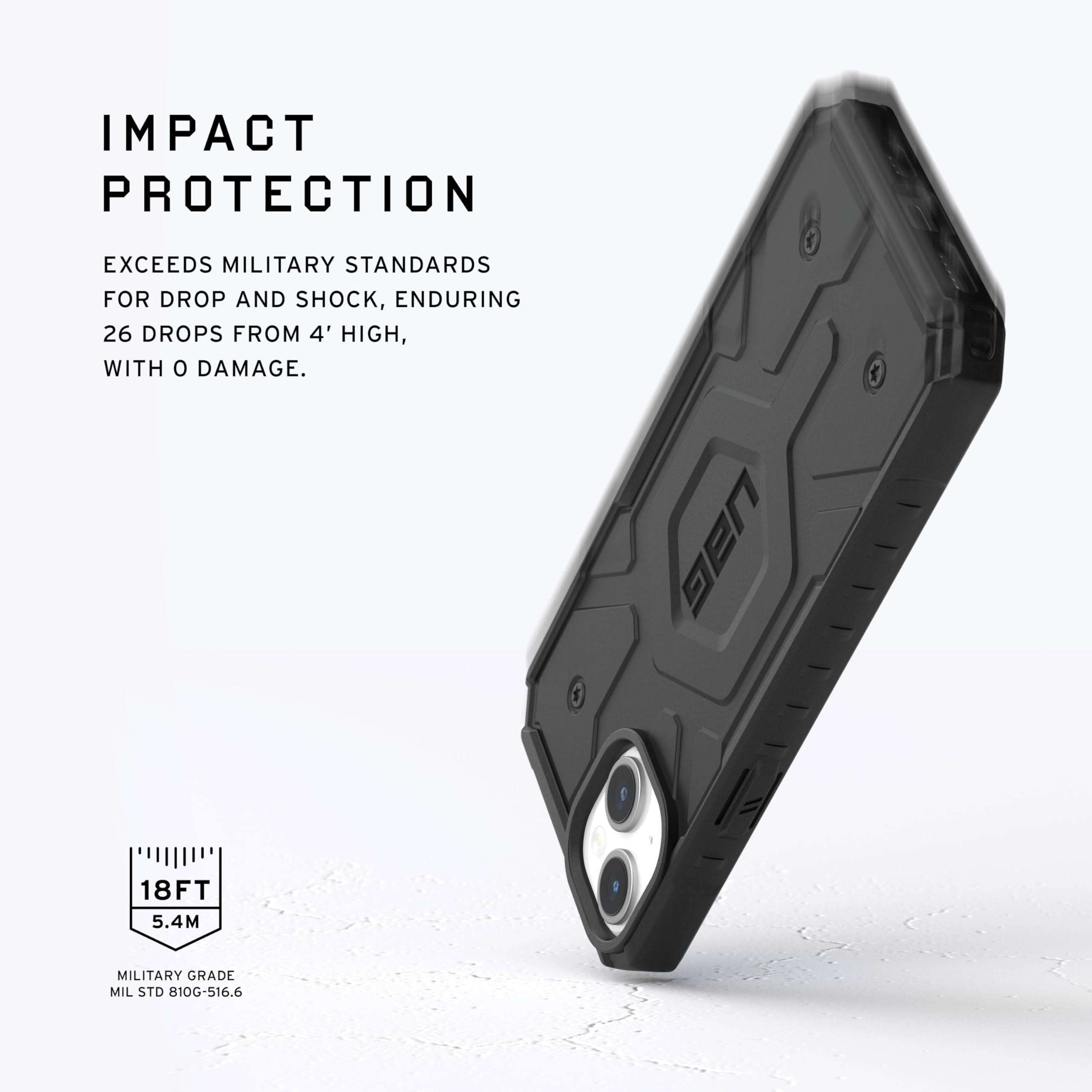 Foto 4 pulgar | Funda Urban Armor Gear Uag Pathfinder Para Iphone 15 De 6.1 Pulgadas, Color Negro - Venta Internacional.