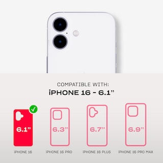 Foto 2 | Protección Contra Impactos Case Tech21 Evolite Para Iphone 16, Transparente - Venta Internacional.