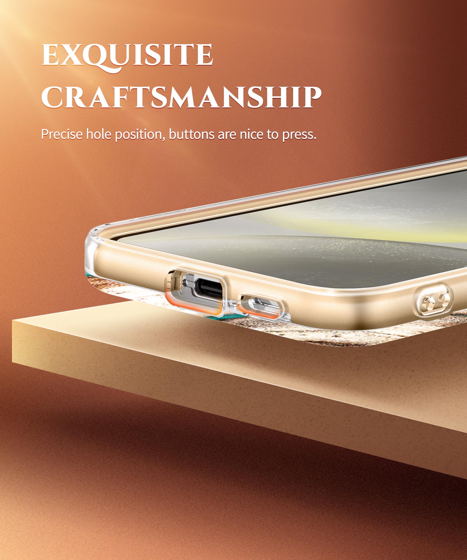 Foto 8 pulgar | Funda De Teléfono Gviewin Diseñada Para Samsung Galaxy S24+ Plus 6.7 - Venta Internacional.