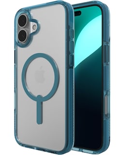 Foto 1 | Funda De Teléfono Zagg Santa Cruz Snap Para Iphone 16 Plus, Color Azul - Venta Internacional.