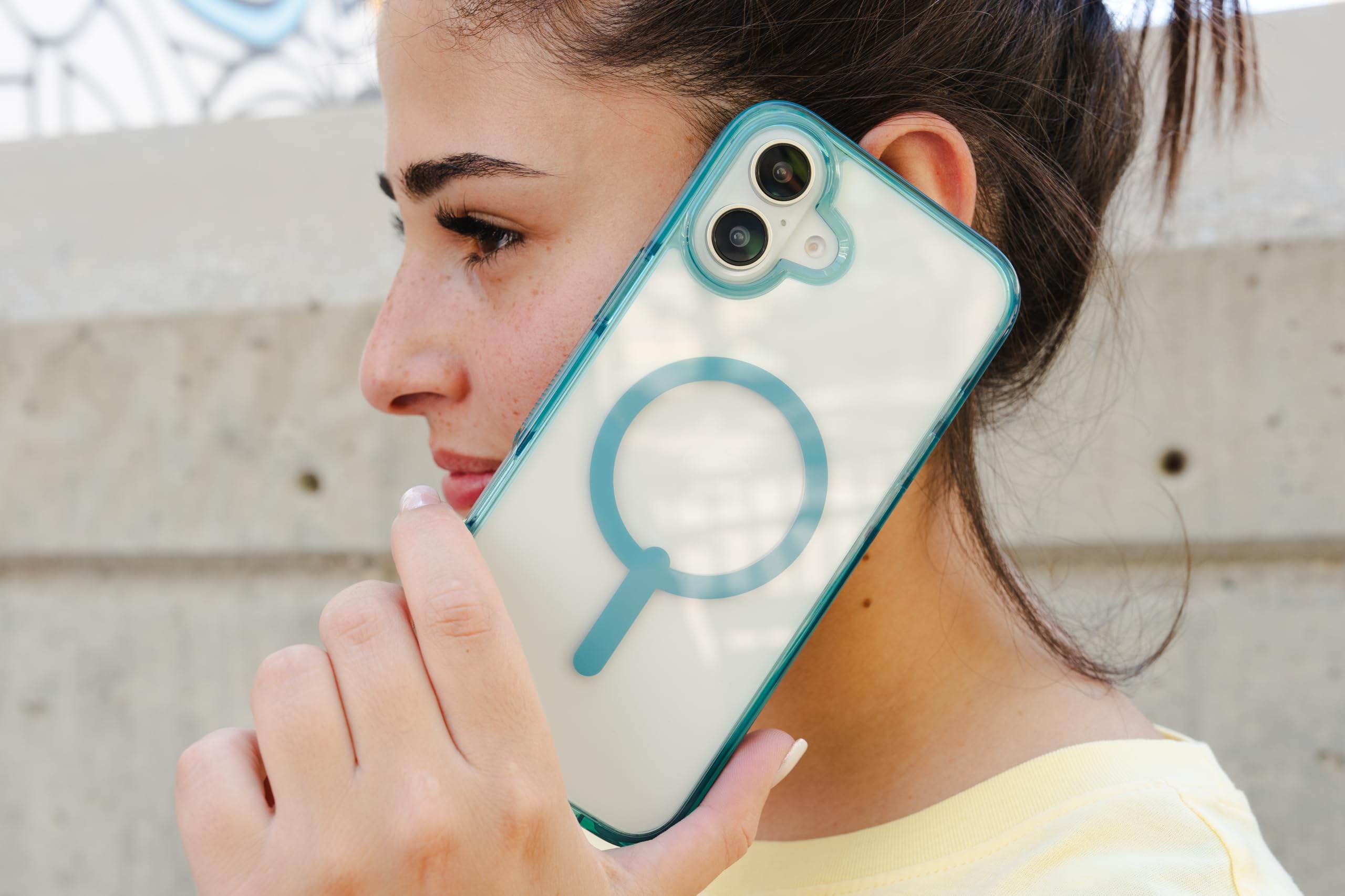 Foto 7 pulgar | Funda De Teléfono Zagg Santa Cruz Snap Para Iphone 16 Plus, Color Azul - Venta Internacional.