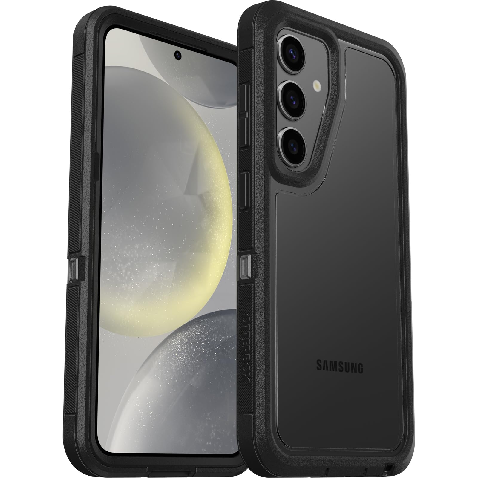 Foto 5 pulgar | Funda Otterbox Para Samsung Galaxy S24 Defender Xt, Transparente, Lado Oscuro - Venta Internacional.