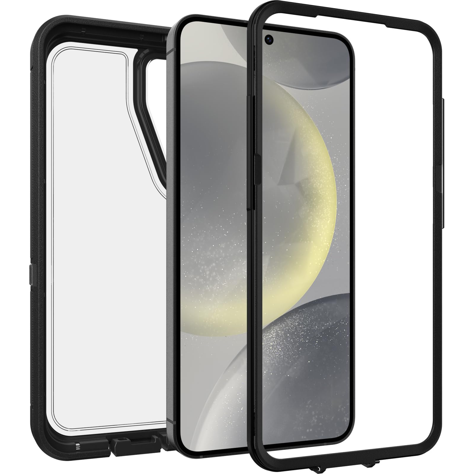 Foto 6 pulgar | Funda Otterbox Para Samsung Galaxy S24 Defender Xt, Transparente, Lado Oscuro - Venta Internacional.