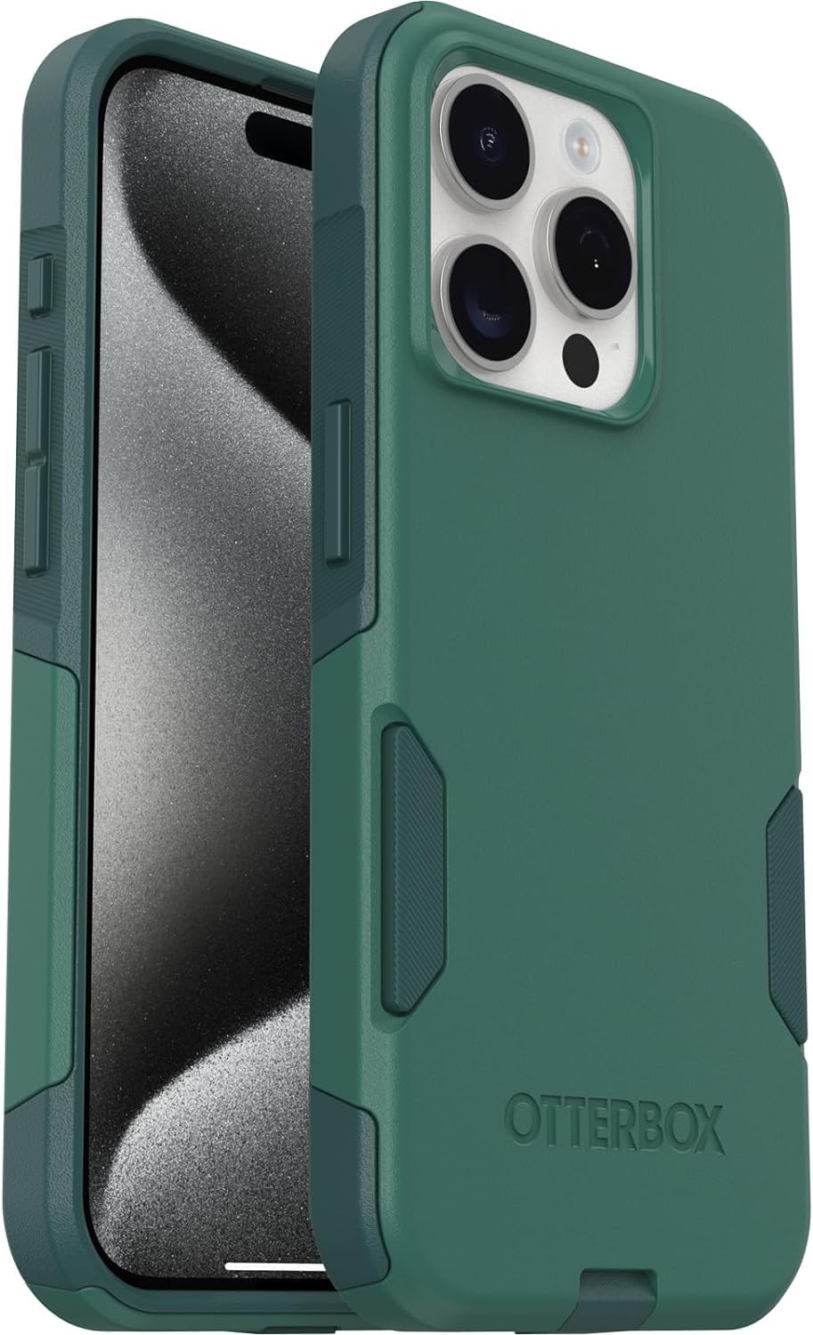 Foto 2 pulgar | Funda Otterbox Commuter Series Para Iphone 15 Pro - Verde - Venta Internacional.