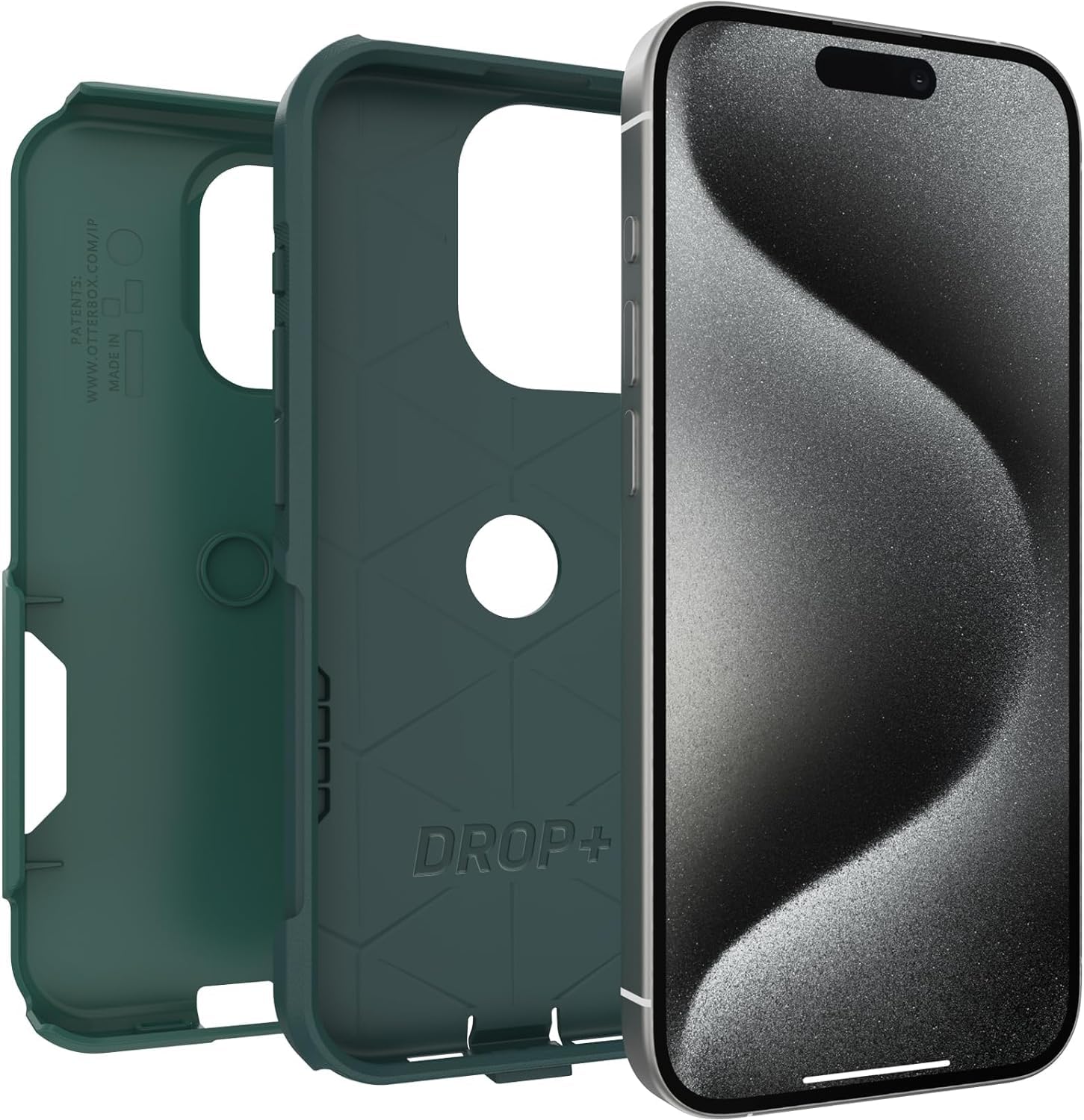 Foto 6 pulgar | Funda Otterbox Commuter Series Para Iphone 15 Pro - Verde - Venta Internacional.