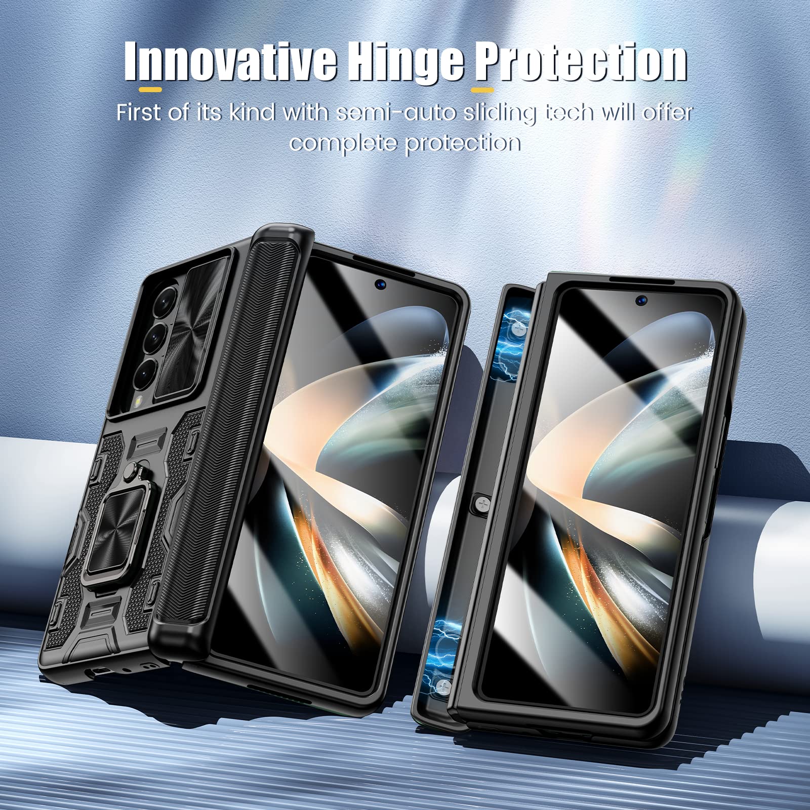 Foto 5 | Funda Caka Para Samsung Galaxy Z Fold 4 Con Soporte Y Funda - Venta Internacional.