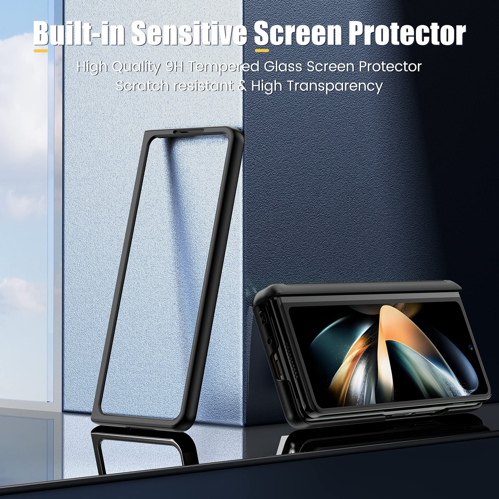 Foto 7 pulgar | Funda Caka Para Samsung Galaxy Z Fold 4 Con Soporte Y Funda - Venta Internacional.