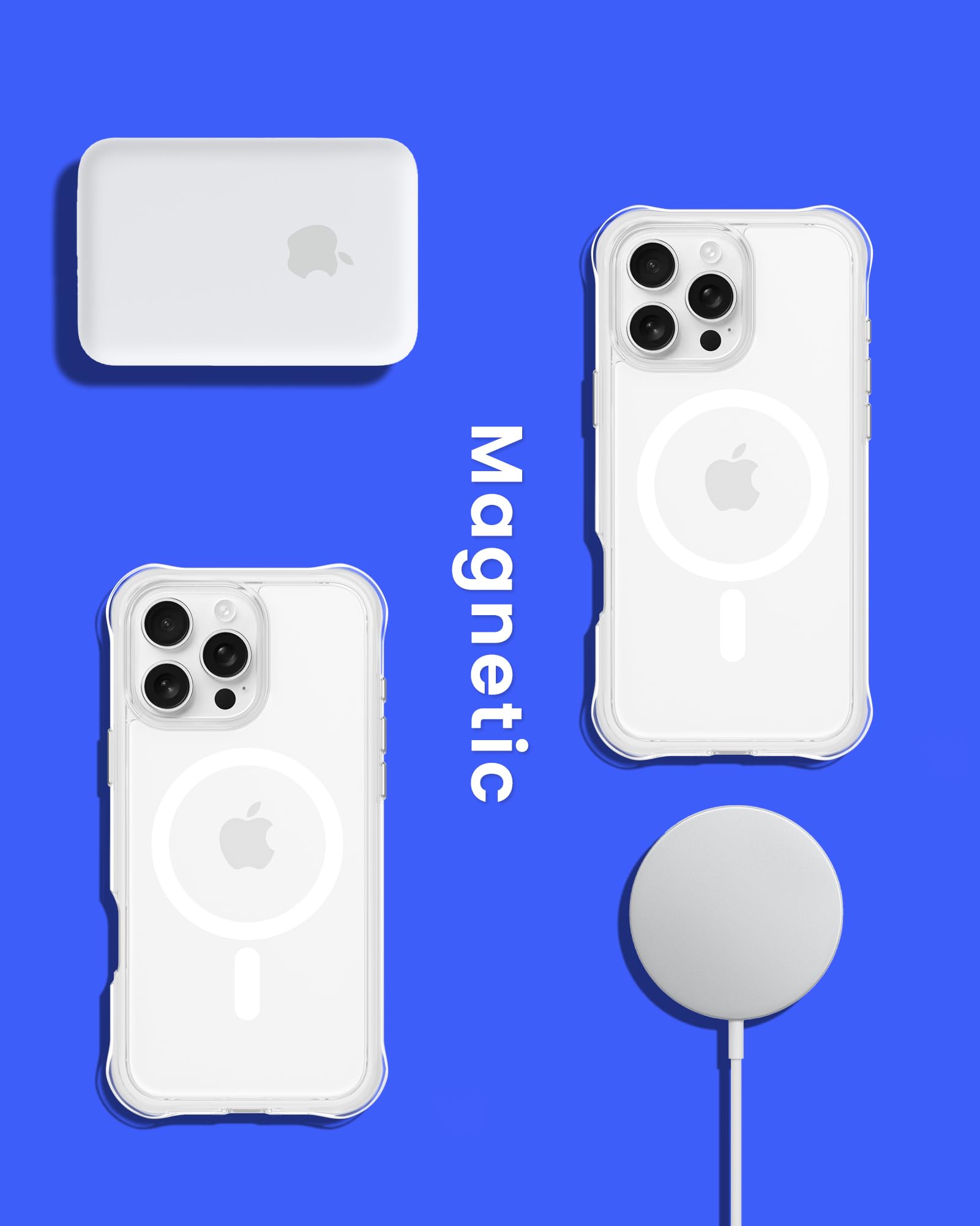 Foto 8 pulgar | Funda De Teléfono Ornarto Air Para Iphone 16 Pro Max Clear Con Magsafe - Venta Internacional.