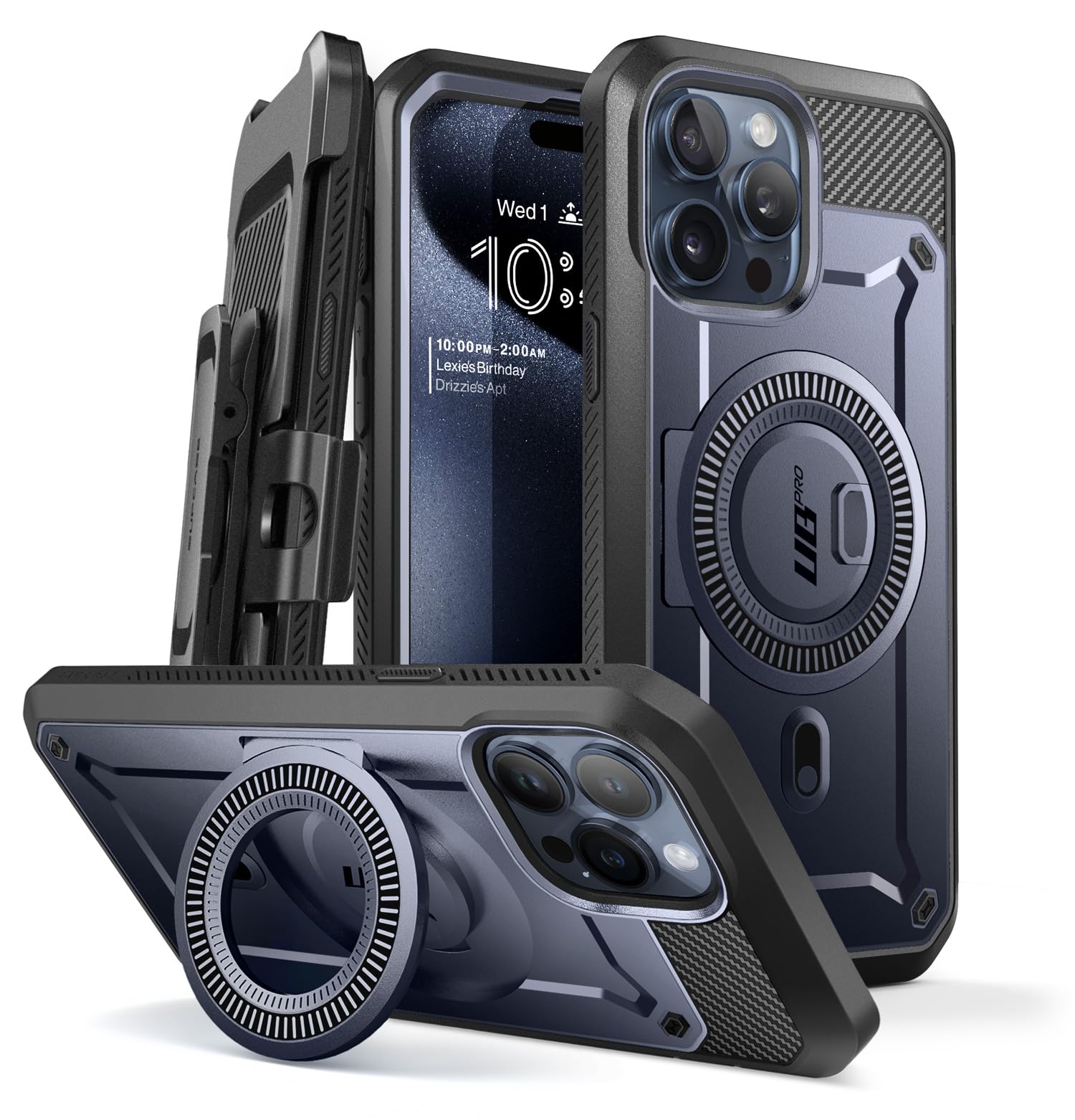 Funda De Teléfono Supcase Para Iphone 15 Pro Max Con Soporte Magsafe - Venta Internacional.