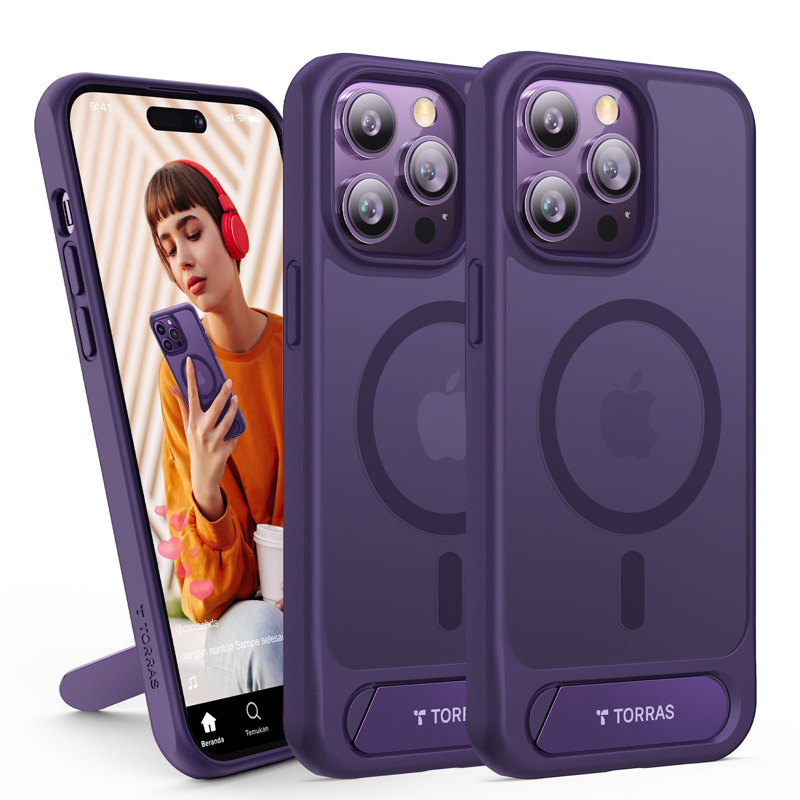 Foto 2 pulgar | Funda Para Teléfono Torras Strong Magnetic Stand Iphone 14 Pro Max - Venta Internacional.
