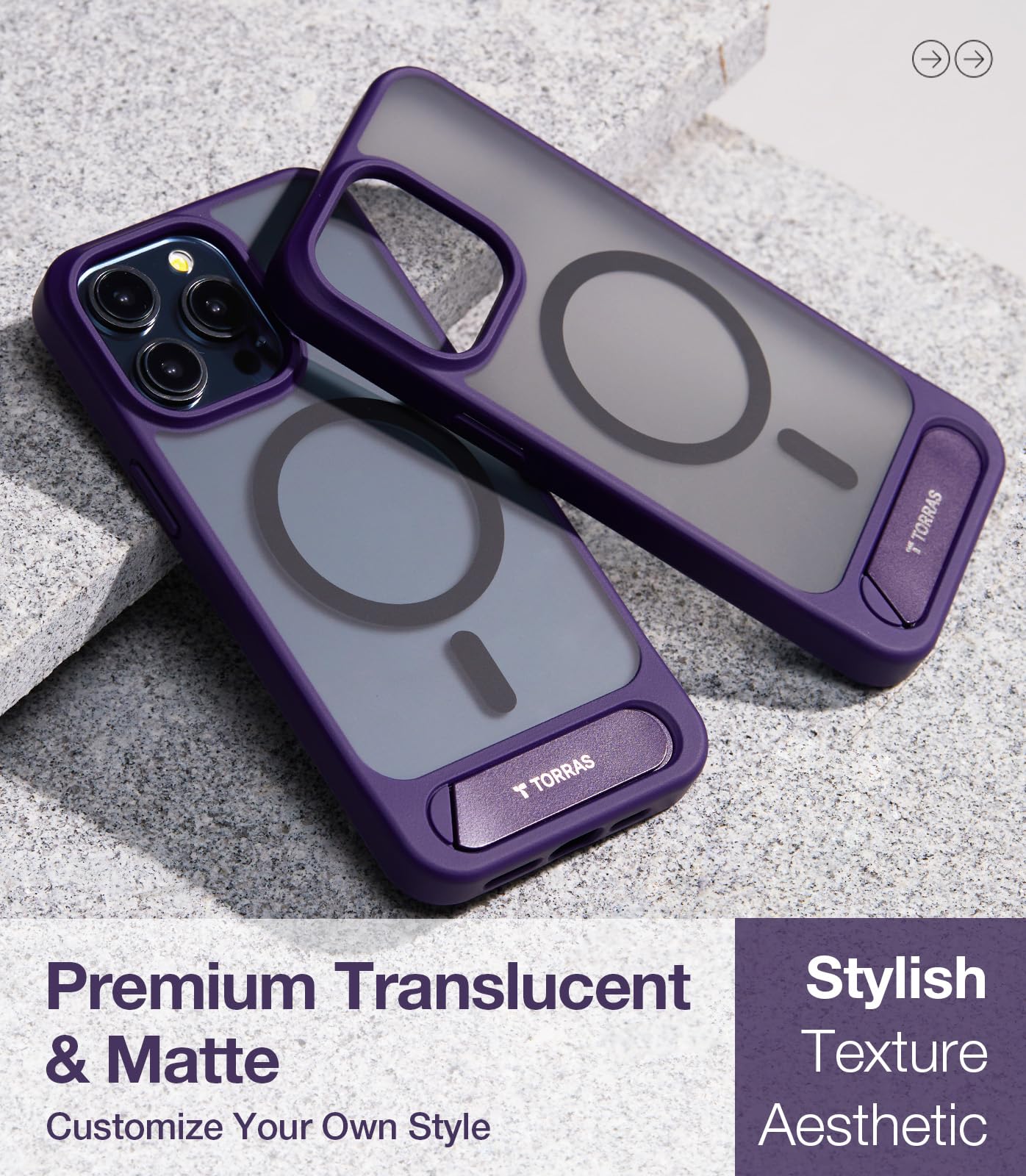 Foto 6 | Funda Para Teléfono Torras Strong Magnetic Stand Iphone 14 Pro Max - Venta Internacional.