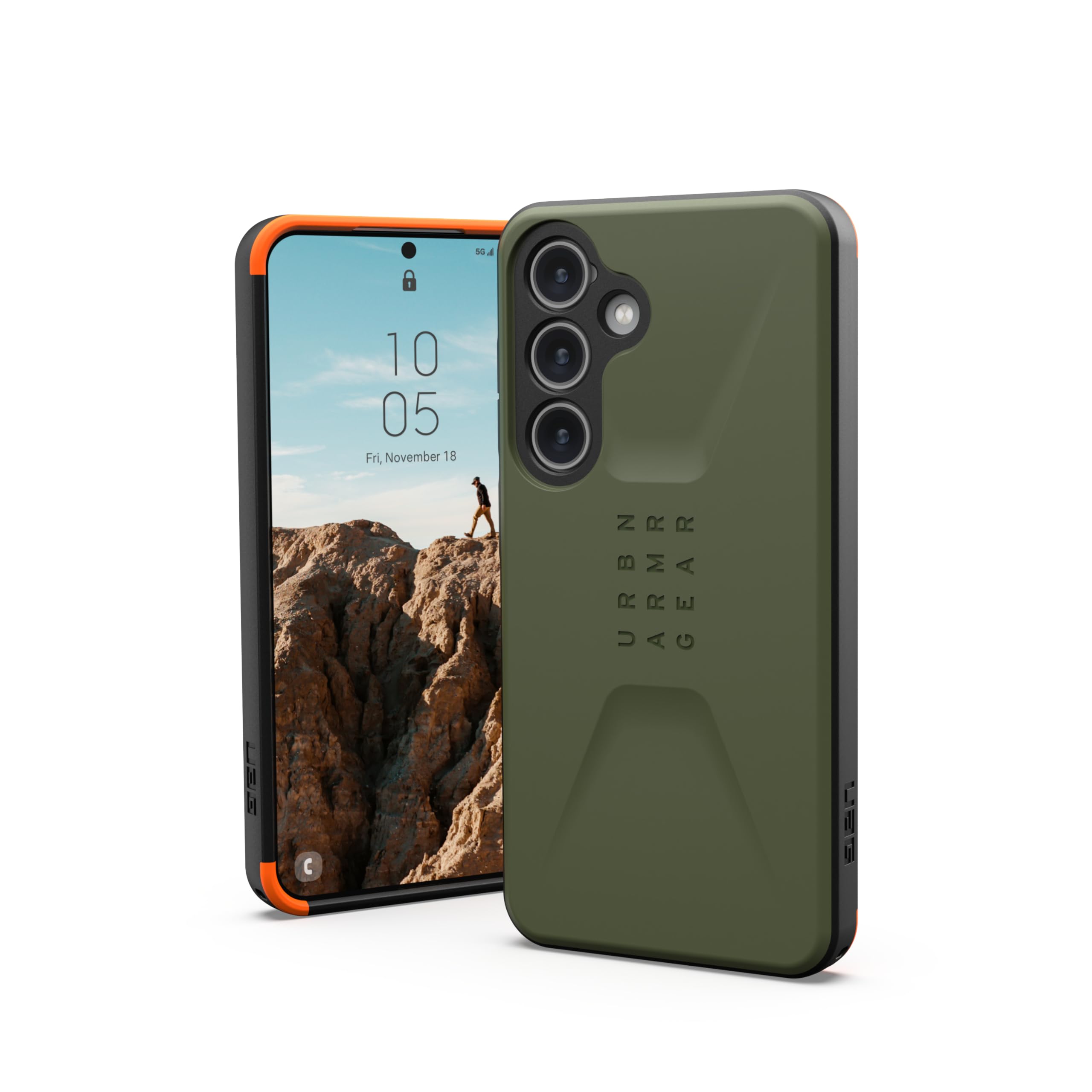 Funda Para Teléfono Urban Armor Gear Uag Civilian Olive Galaxy S24 - Venta Internacional.