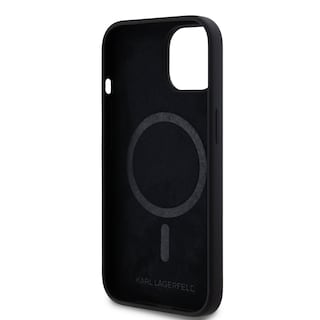 Foto 7 | Funda Karl Silicón Con Anillo K&c Para Iphone 15 - Negro