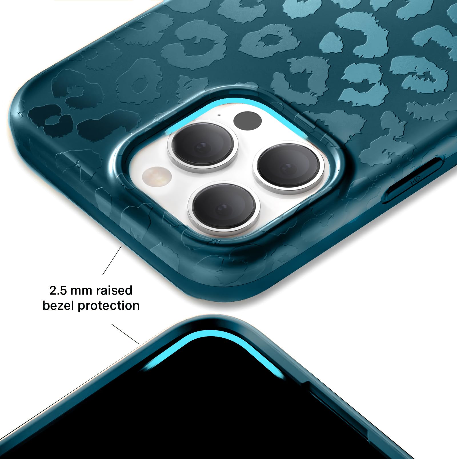 Foto 5 pulgar | Funda Velvet Caviar Para Iphone 15 Pro Max Azul Marino - Venta Internacional.