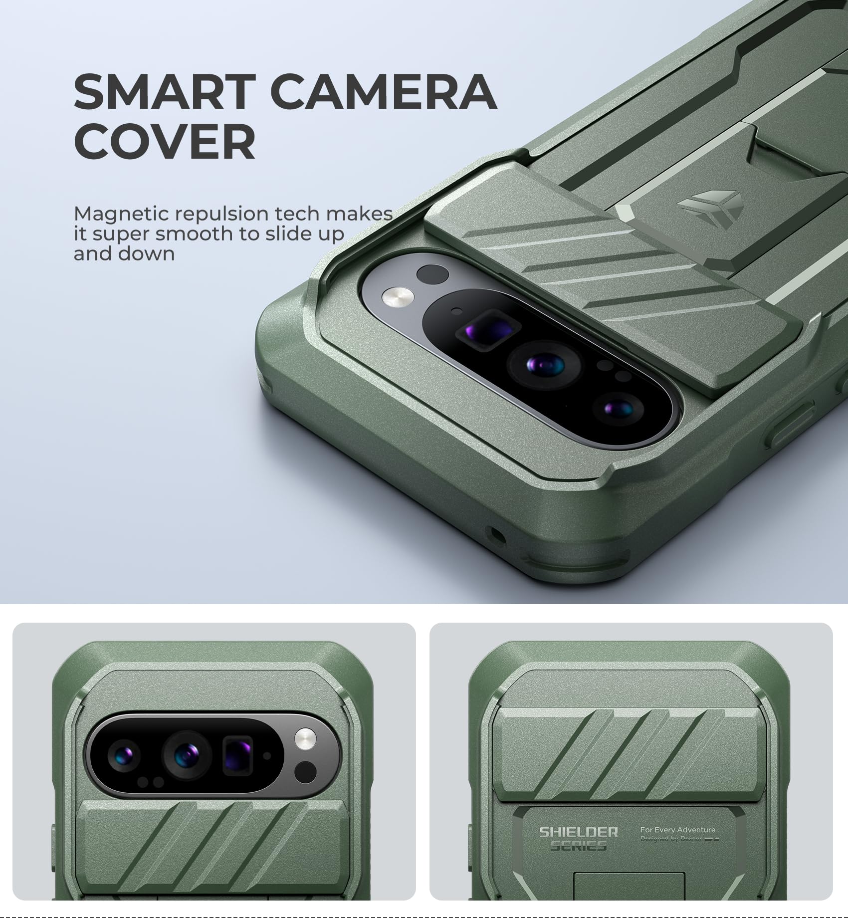 Foto 4 pulgar | Funda Dexnor Para Google Pixel 9 Pro Con Cámara Deslizante Cover Army - Venta Internacional.
