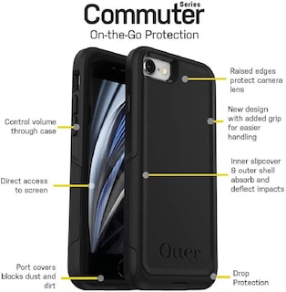 Foto 7 | Funda Otterbox Commuter Series Para Iphone Se (tercera Y Segunda Generación) Y Iphone 8/7 - Venta Internacional.