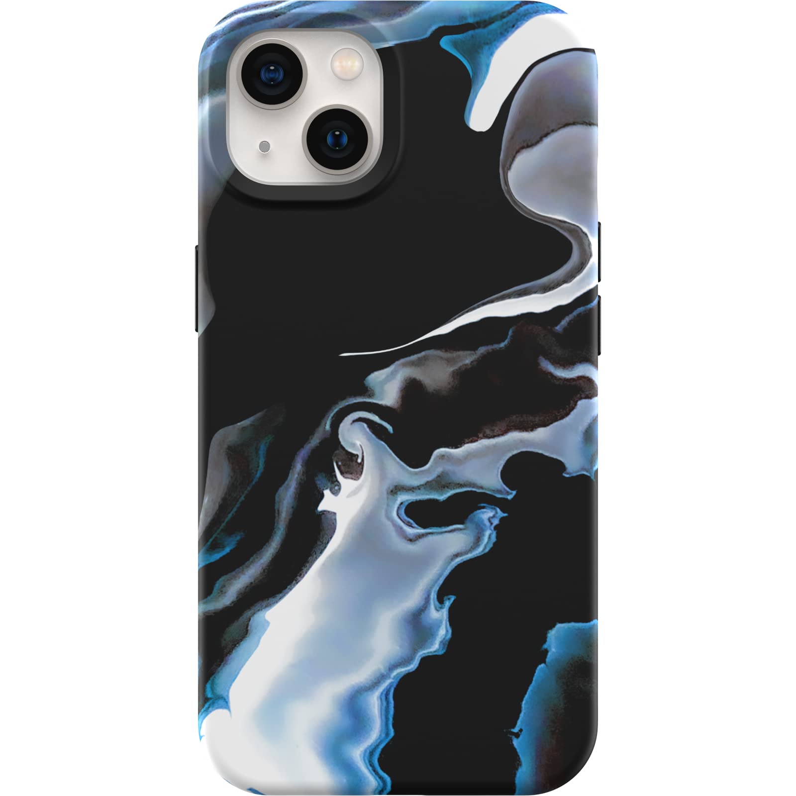 Foto 2 pulgar | Funda Otterbox Para Iphone 13 Soft Touch Fashion, Azul Mercurio/negro - Venta Internacional.