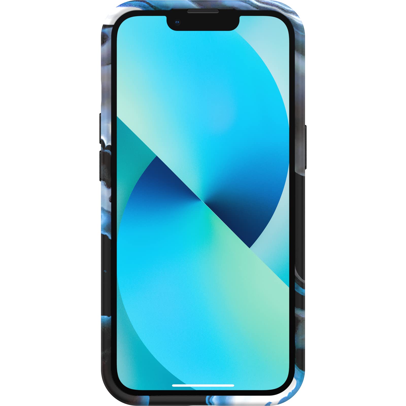 Foto 5 pulgar | Funda Otterbox Para Iphone 13 Soft Touch Fashion, Azul Mercurio/negro - Venta Internacional.