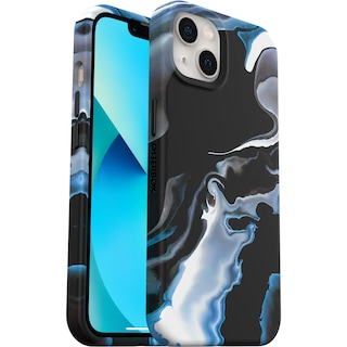Foto 5 | Funda Otterbox Para Iphone 13 Soft Touch Fashion, Azul Mercurio/negro - Venta Internacional.