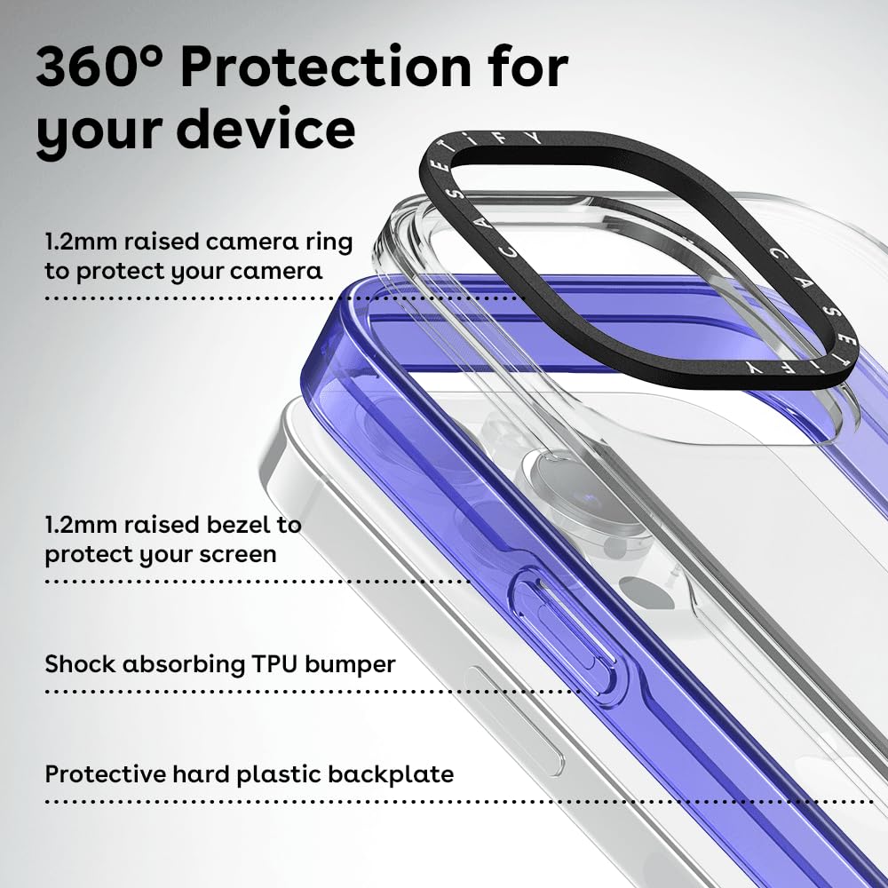 Foto 4 pulgar | Funda Para Teléfono Casetify Compact Iphone 14 Pro Stars Black - Venta Internacional.