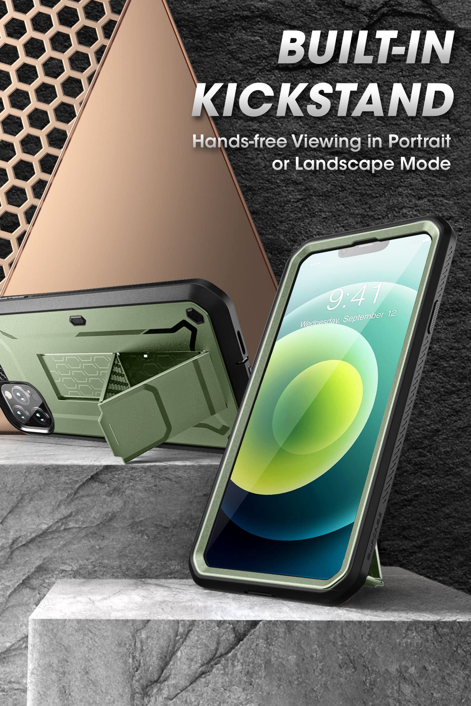 Foto 4 pulgar | Funda Para Teléfono Supcase Unicorn Beetle Pro Iphone 13 Pro Max - Venta Internacional.