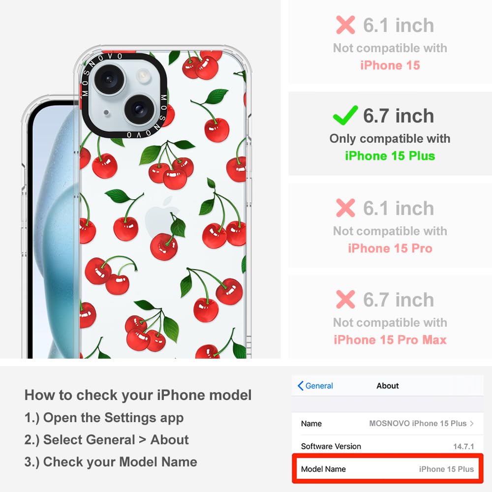 Foto 3 pulgar | Funda De Teléfono Mosnovo Para Iphone 15 Plus/iphone 14 Plus Transparente - Venta Internacional.