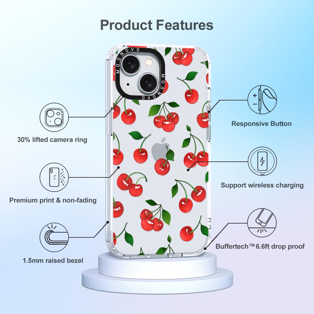 Foto 7 pulgar | Funda De Teléfono Mosnovo Para Iphone 15 Plus/iphone 14 Plus Transparente - Venta Internacional.