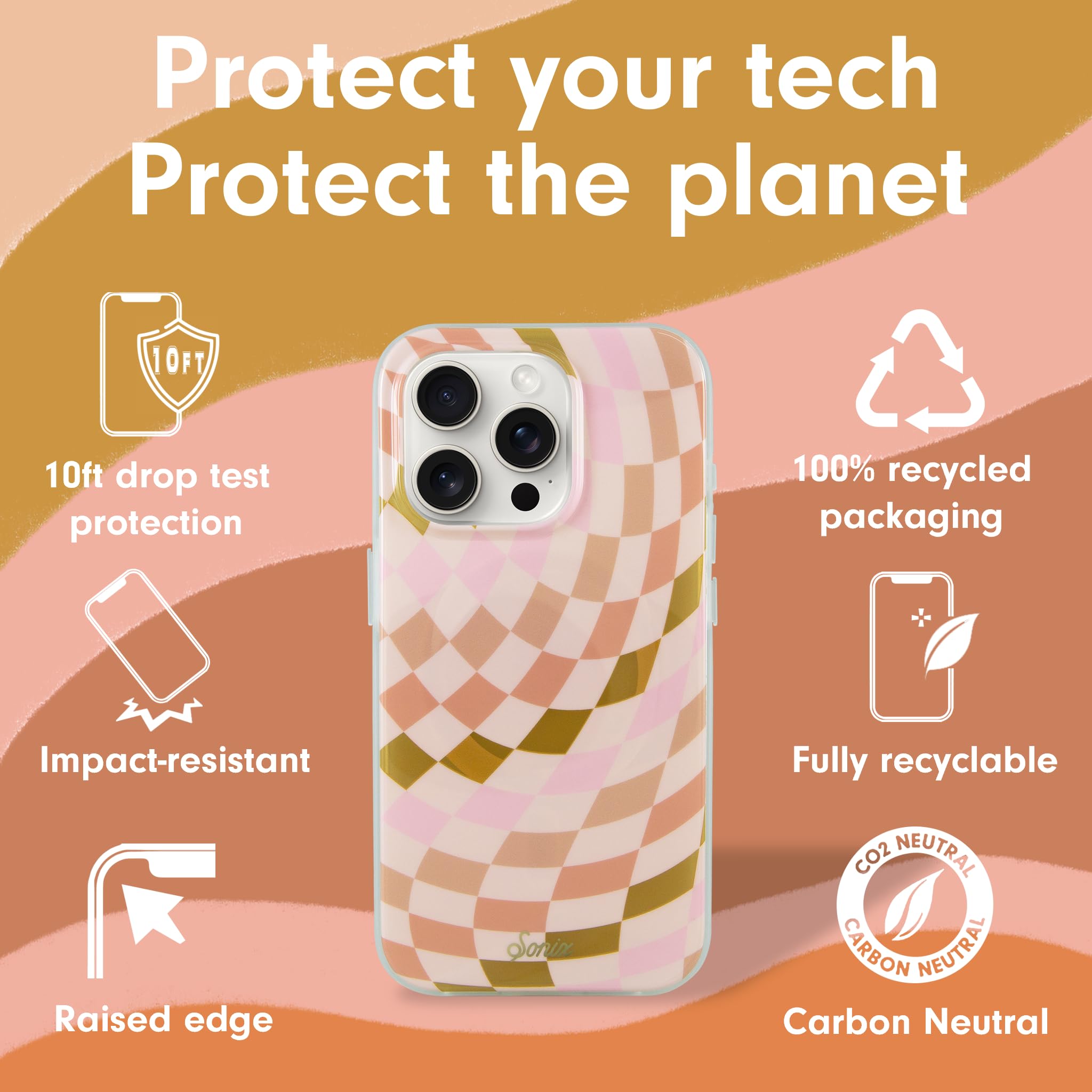 Foto 5 pulgar | Funda De Teléfono Compatible Con Sonix Con Magsafe Para Iphone 16 Pro Max - Venta Internacional.