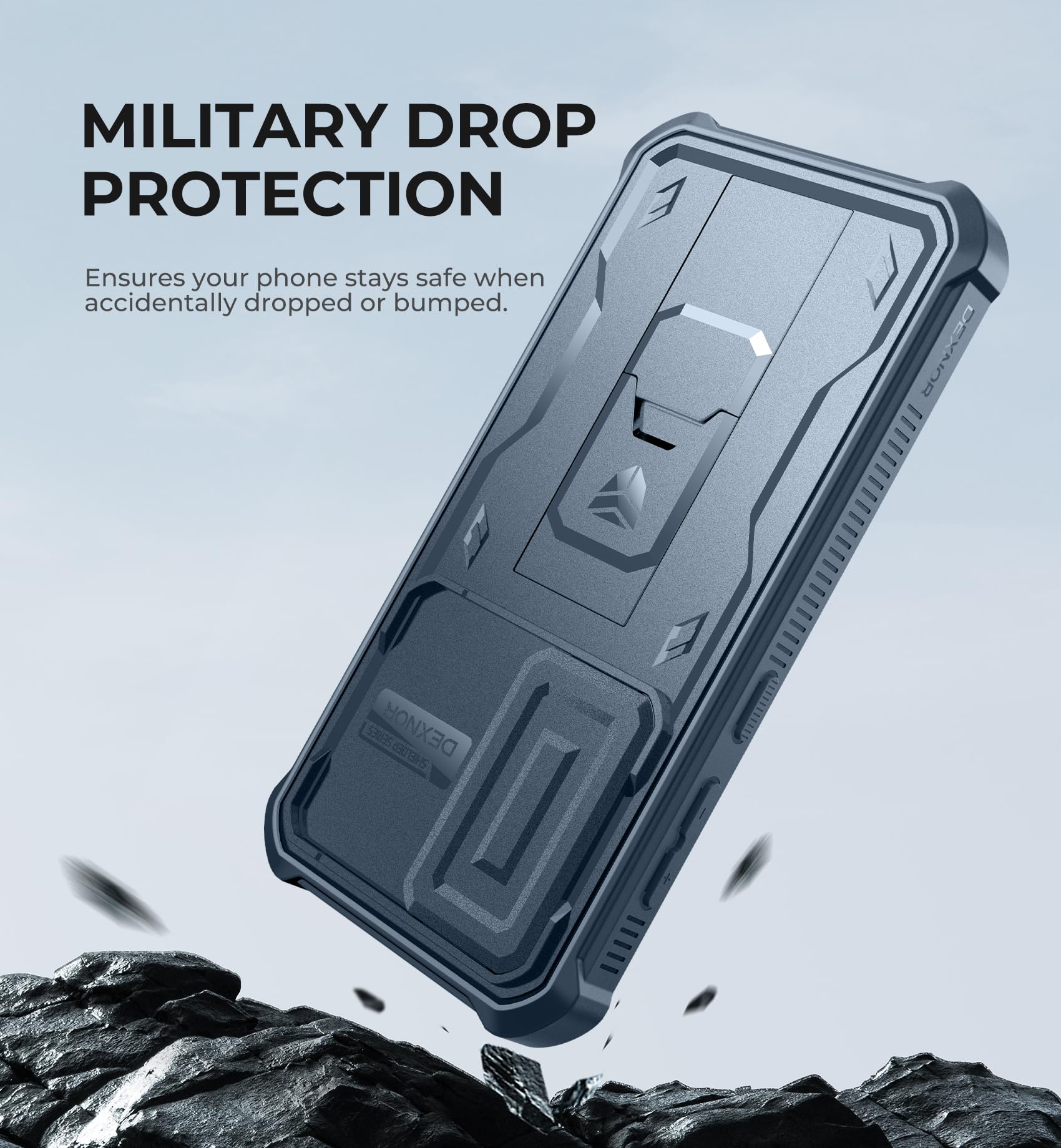 Foto 6 | Funda Dexnor Para Samsung Galaxy S24 Con Cámara Deslizante, Color Azul - Venta Internacional.