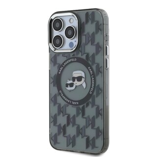 Foto 2 | Funda Karl Monograma Cabeza K&c Para Iphone 15 Pro - Negro