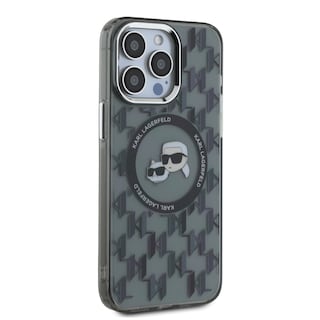 Foto 4 | Funda Karl Monograma Cabeza K&c Para Iphone 15 Pro - Negro
