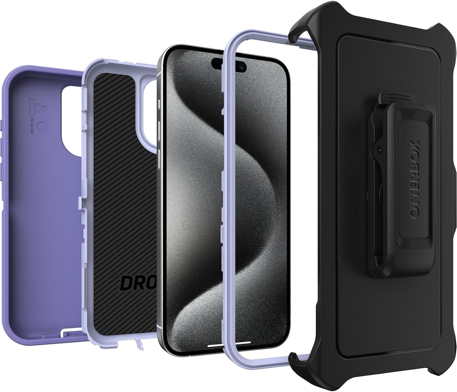 Foto 5 | Funda De Teléfono Otterbox Defender Series Para Iphone 15 Pro Max - Venta Internacional.
