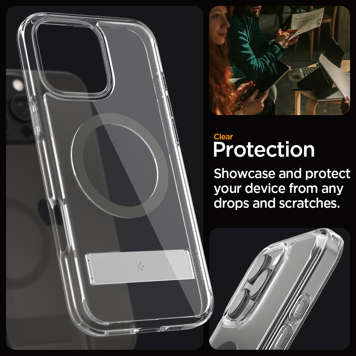 Foto 6 | Funda Spigen Ultra Hybrid S Magfit Para Iphone 16 Pro Max - Venta Internacional.