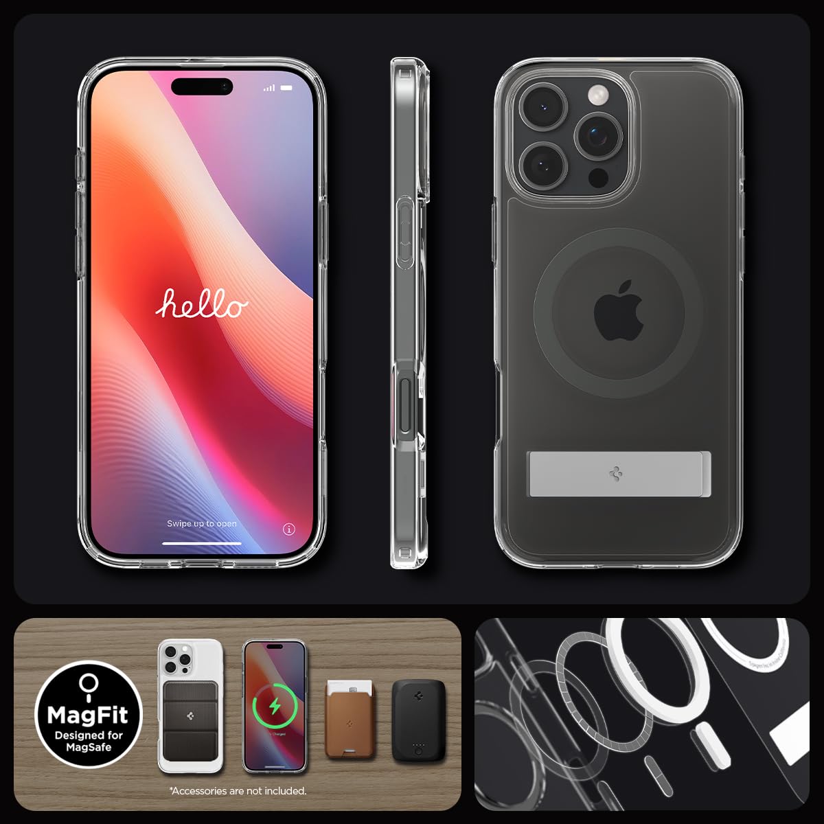 Foto 7 | Funda Spigen Ultra Hybrid S Magfit Para Iphone 16 Pro Max - Venta Internacional.