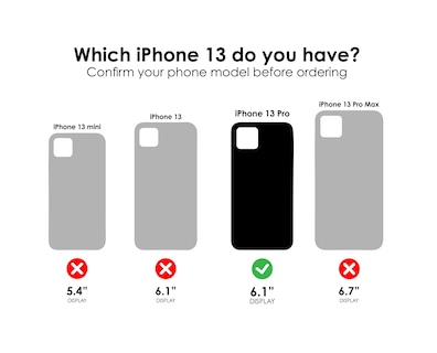 Foto 2 | Funda Otterbox Transparente Con Borde De Agarre Colorido Para Iphone 13 Pro - Venta Internacional.