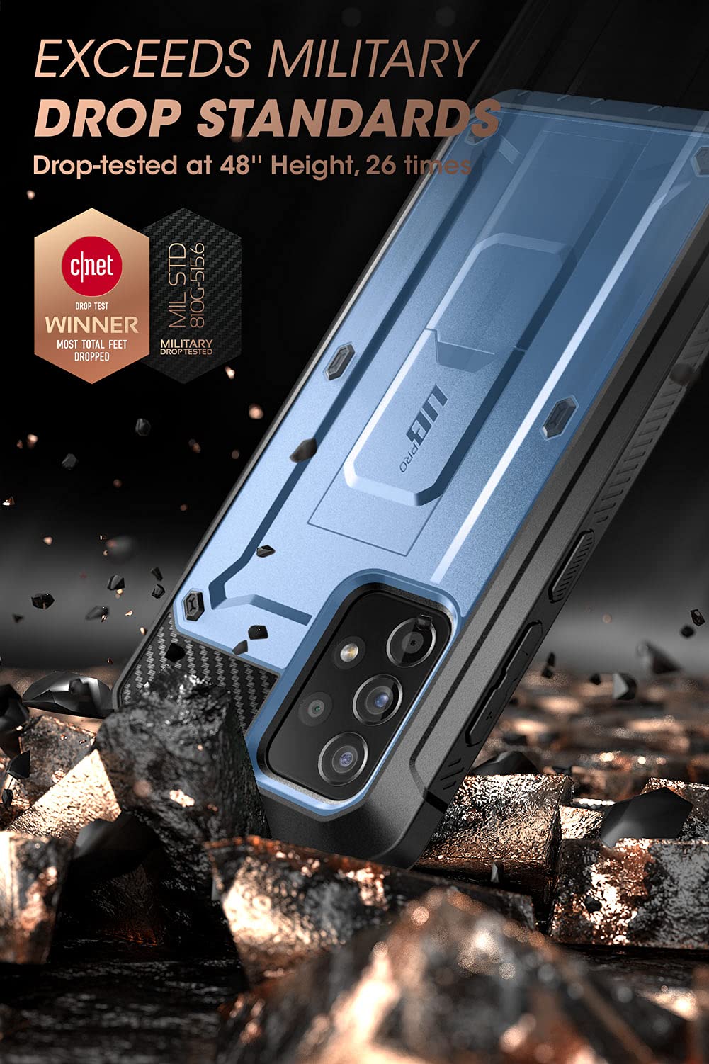 Foto 2 | Funda Para Teléfono Supcase Outdoor Unicorn Beetle Pro Samsung A52 - Venta Internacional.